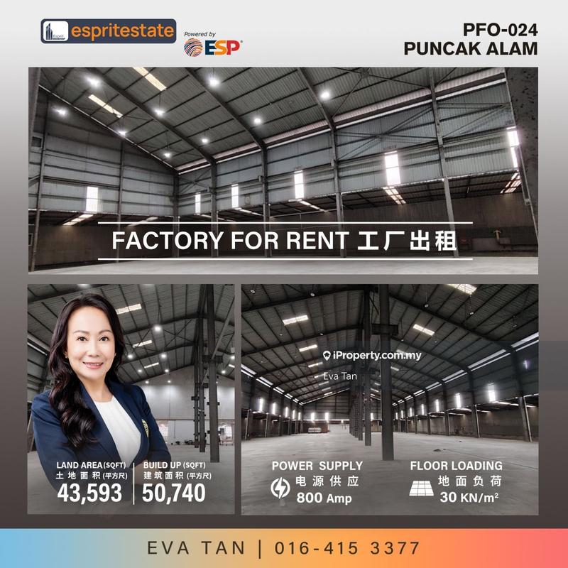 Detached Factory for Rent in Taman Industri Alam Jaya, Puncak Alam by Eva Tan - iProperty.com.my