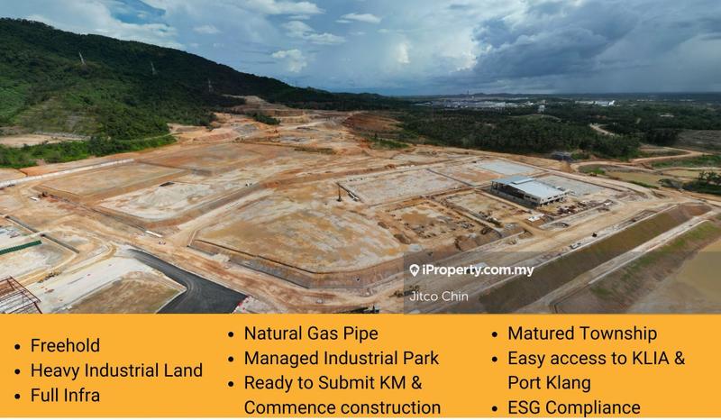 For Sale - 15.53ac Senawang Seremban Sendayan Freehold Industrial land full infra
