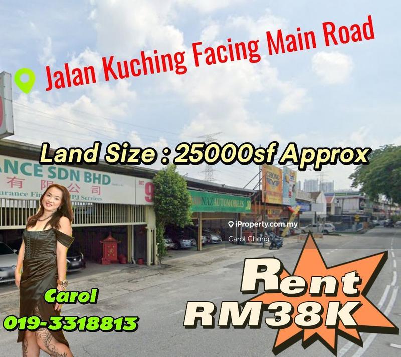 For Rent - Facing Main Road Jalan Kuching Land Easy Access & Limited Kepong Land For Rent