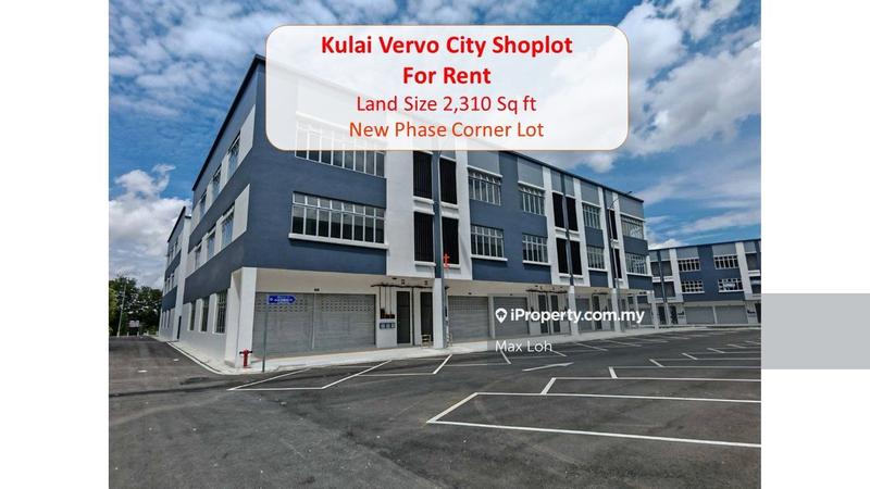 For Rent - Kulai Vervo City, Bandar Indahpura, 3 Storey Shoplot
