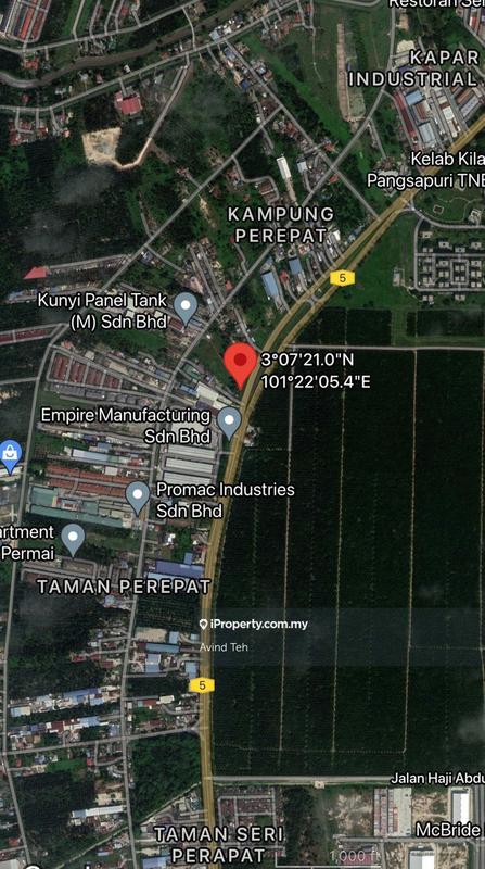 Tanah Perindustrian untuk Dijual di Jalan kapar, Kapar oleh Avind Teh - iProperty.com.my