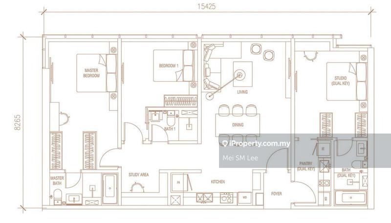 Pavilion Ceylon Hill, KL Layout