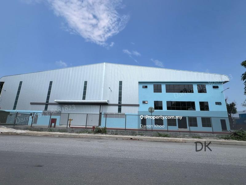 For Sale - 2.39 acres Pulau Indah , Westport Klang Brand New Warehouse with 3 storey office