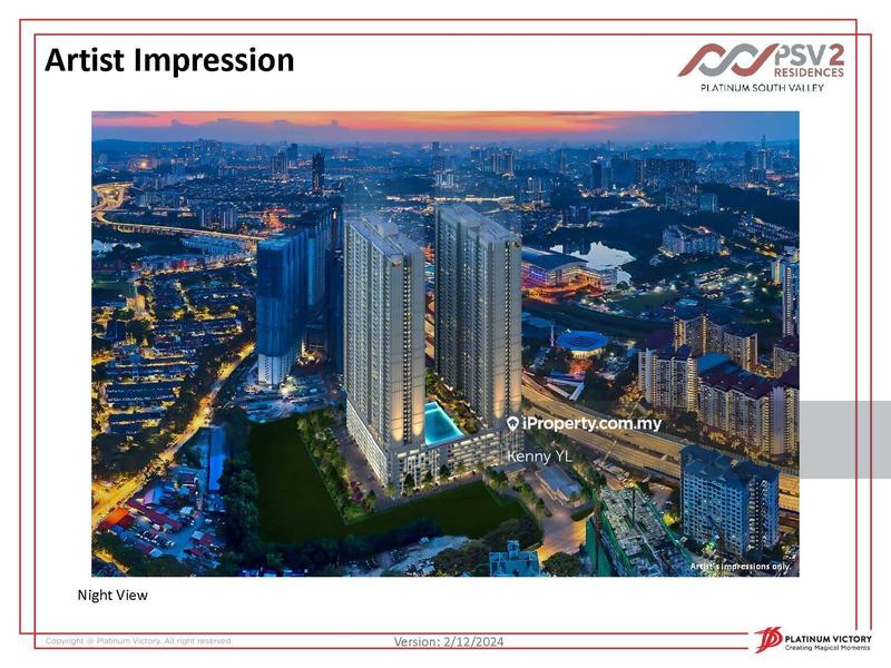 Apartment for Sale in PSV 1 Residences @ Platinum South Valley by Kenny YL - iProperty.com.my