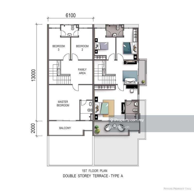 2-storey Terraced House for Sale in Bukit Mertajam, Penang by Jeniffer Goh - iProperty.com.my