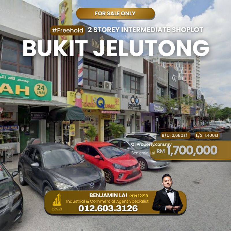 For Sale - 2sty Shoplot Suria Jelutong Bukit Jelutong Shah Alam