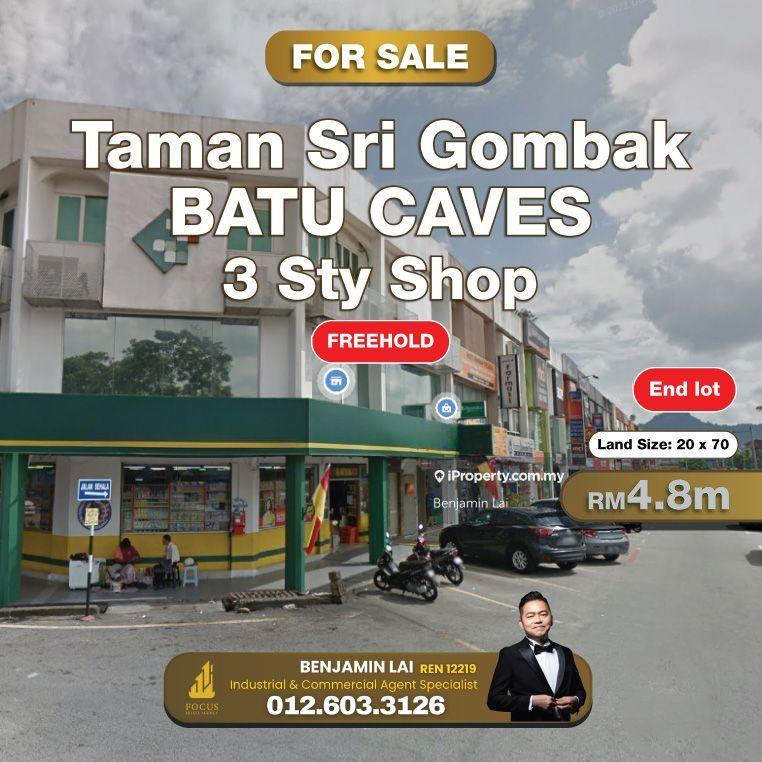 For Sale - Taman Sri Gombak, Batu Caves 3sty Shop for Sale