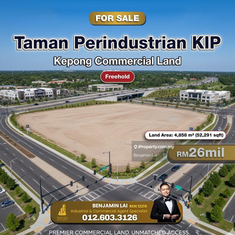 For Sale - Taman Perindustrian KIP, Kepong Commercial Land For Sale