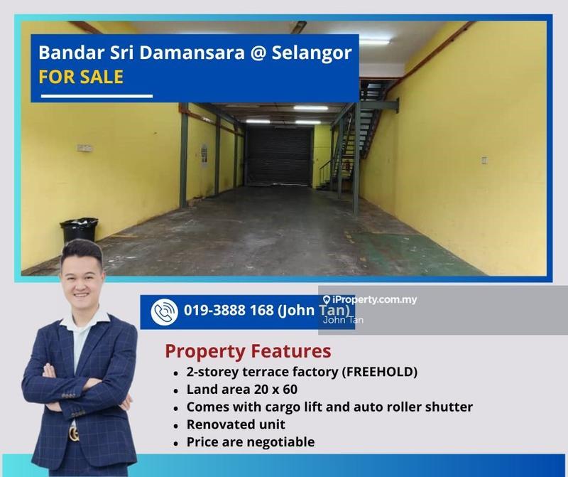 For Sale - (Cargo Lift | Freehold) Kepong @ SD 5 Sri Damansara 2sty Factory