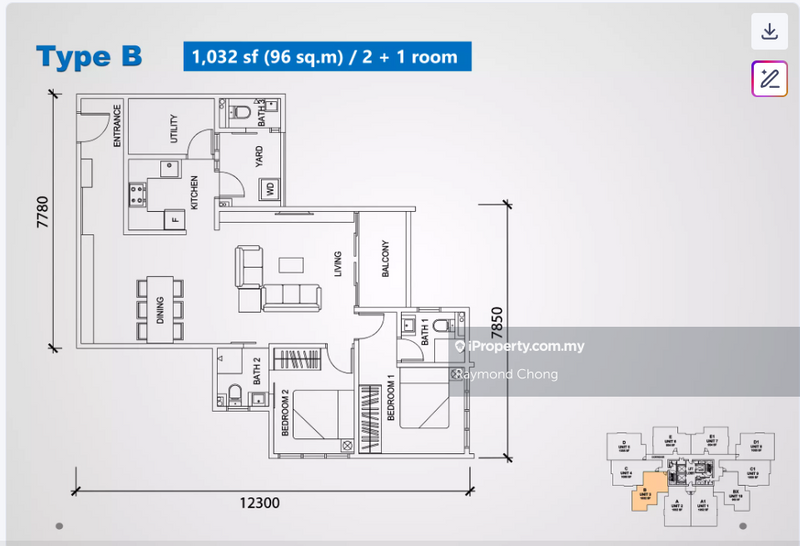Service Residence for Sale in SkyVille 8 @ Benteng 8 by Raymond Chong - iProperty.com.my