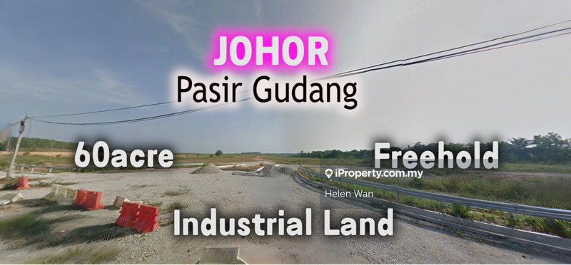 For Sale - Johor Freehold 60acre Industrial Land Proposal For Data Centre Only