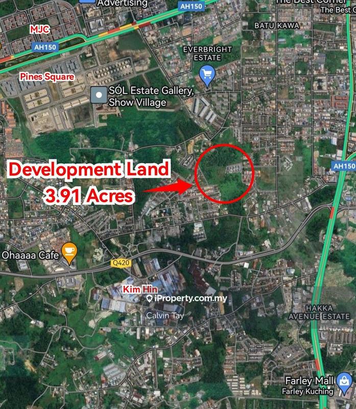 For Sale - 3.91 Acres Development Land at Kung Phin, Arang Road Kuching