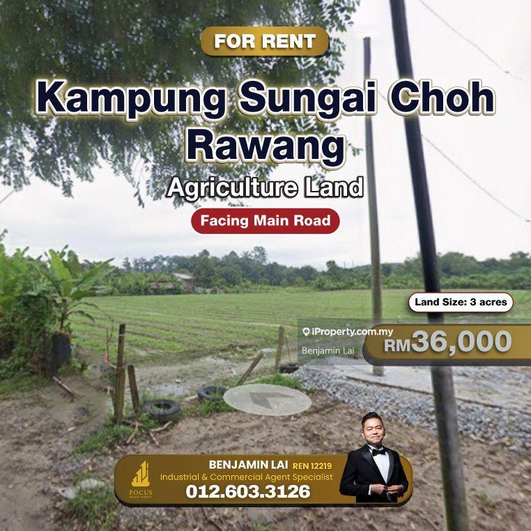 For Rent - Kampung Sungai Choh, Rawang Agricultural Land For Rent