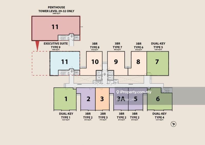 Service Residence for Sale in Parq Residence by Cynthia Lim - iProperty.com.my