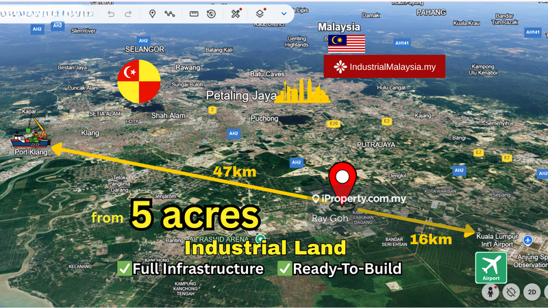 For Sale - Banting Industrial Land 15 minutes to KLIA