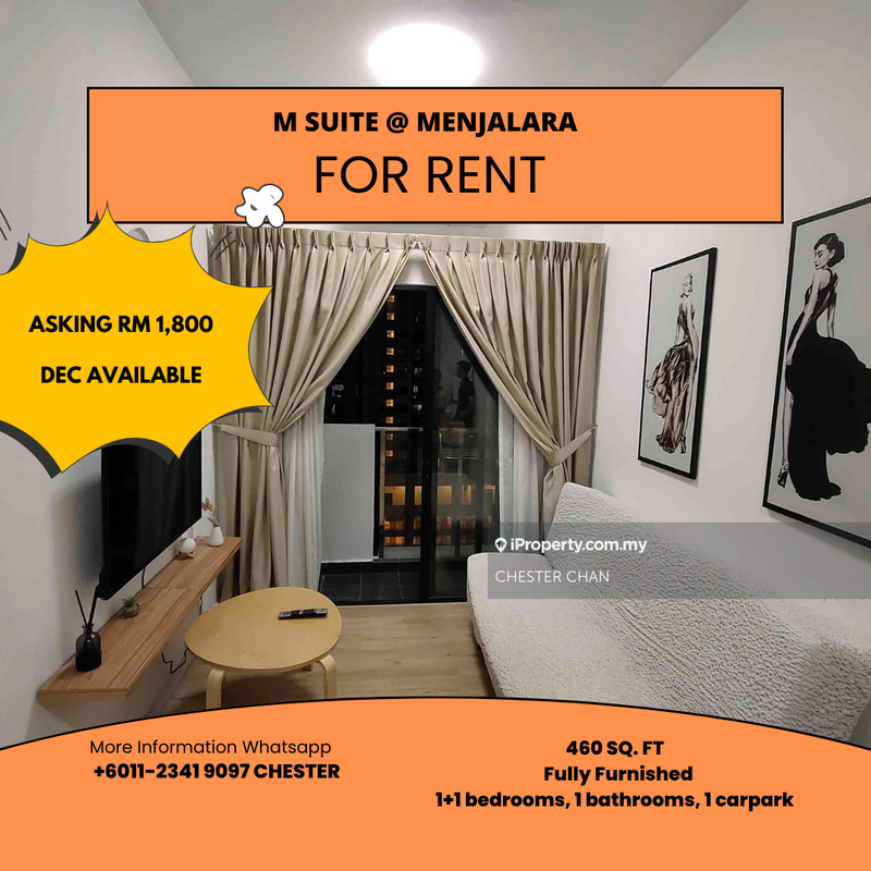 For Rent - M Suite @ Desa Park North