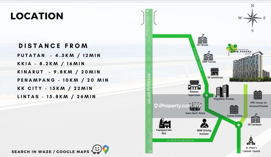 Alam Pesona Intermediate Condominium 3 Bedrooms For Sale In Putatan Sabah Iproperty Com My