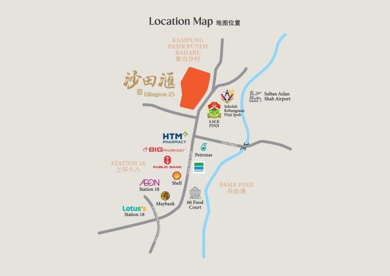 For Sale - 2&3 Storey Shop-office Ellington 23 @ Shatin, Ipoh