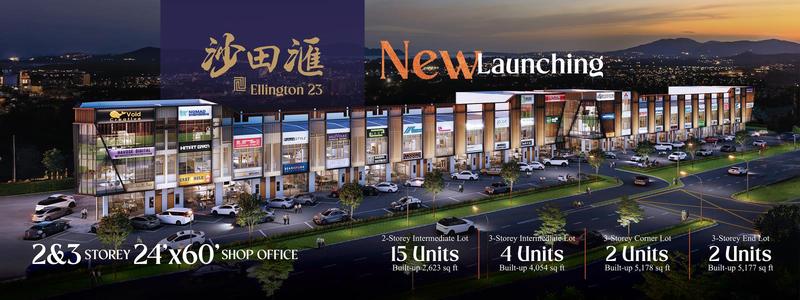 For Sale - 2&3 Storey Shop-office Ellington 23 @ Shatin, Ipoh