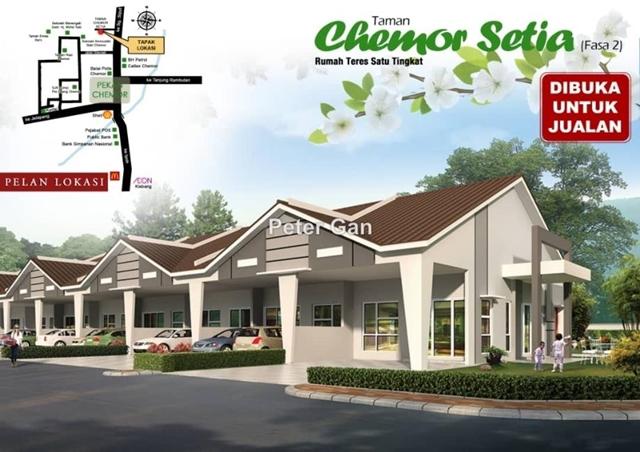 Taman Chemor Setia New Single Storey House Chemor 1 Sty Terrace Link House 3 Bedrooms For Sale Iproperty Com My