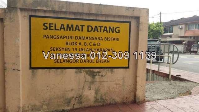 Pangsapuri Damansara Bistari Intermediate Flat 3 Bedrooms For Sale In Ss2 Selangor Iproperty Com My