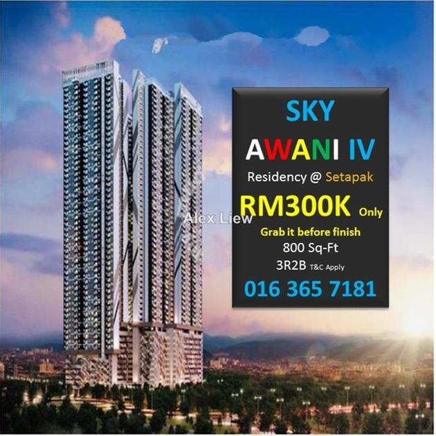 Sky Awani Residensi 4 Corner Condominium 3 Bedrooms For Sale In Setapak Kuala Lumpur Iproperty Com My