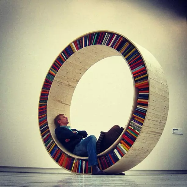 Circular Bookshelf ... Credit Tumblr