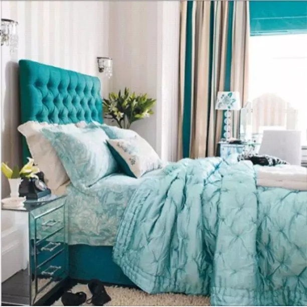 Teal Bedroom