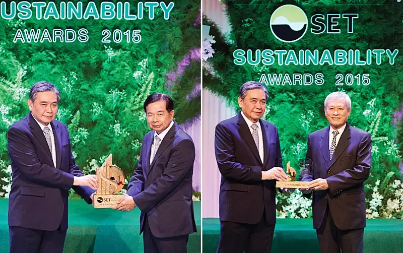 2bLPN รับรางวัล SET Sustainability Award 2015