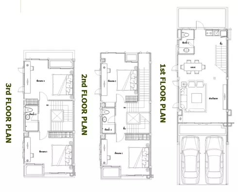 The Wayra Town Home Floor Plan