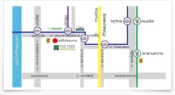 คอนโด The Tree Interchange แผนที่