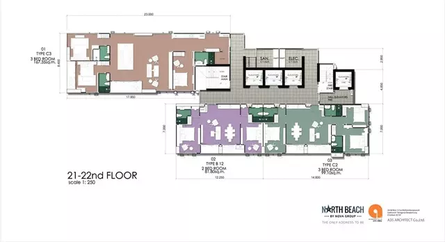 North Beach_Floor Plan-21st-22nd Floor