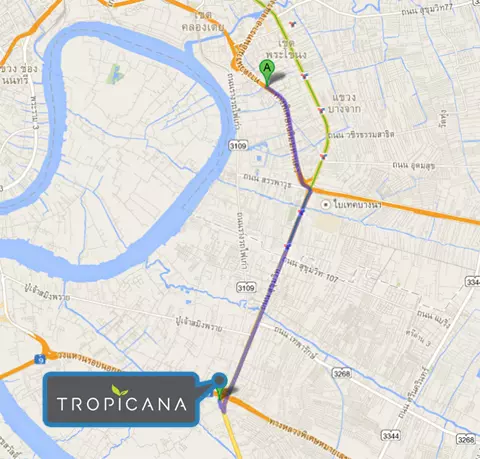 Tropicana_Map_Route