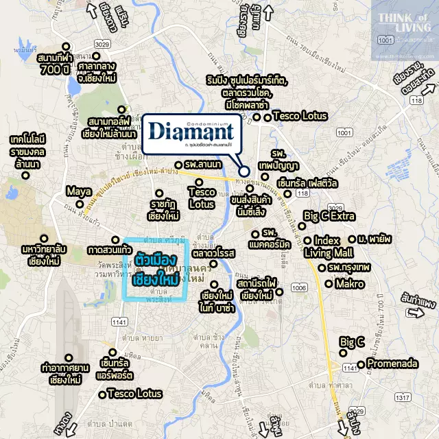 Diamantเชียงใหม่_Map_Sur3