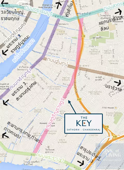 TheKeyสาทรเจิรญราษฎร์_Map_Area