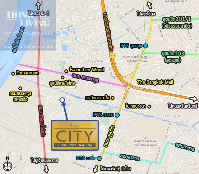 TheCityสุขุมวิท-บางนา_Map_Area