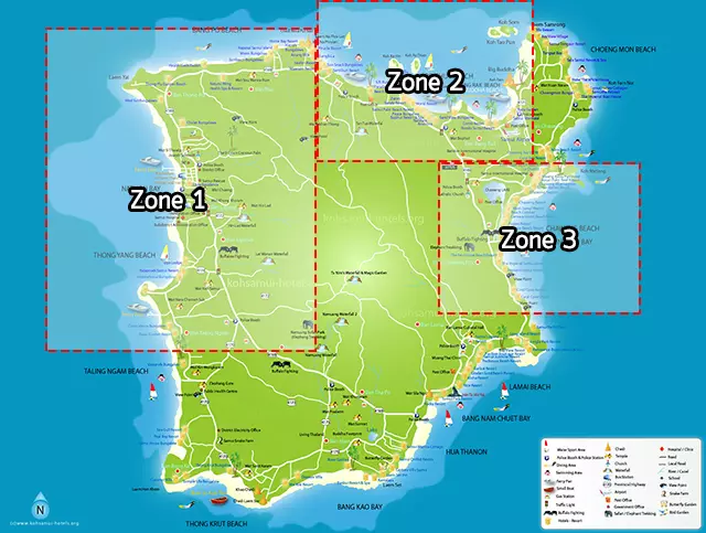 Map zone