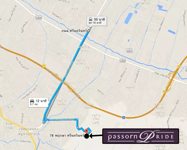 PassornPride_SriThap_Map_Route