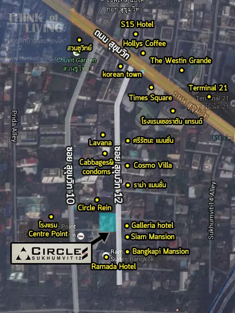 Circle S zoom map