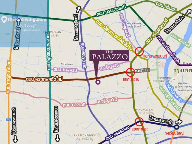 The Palazzo จรัญ Overall map_2