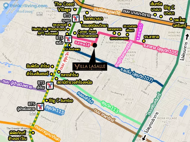 Overall Map Villa lasalle