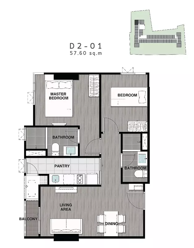 plan 2 bedroom-2