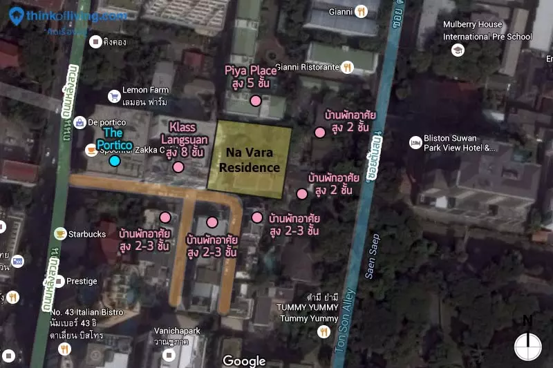Na Vara Residence map_โครงการ