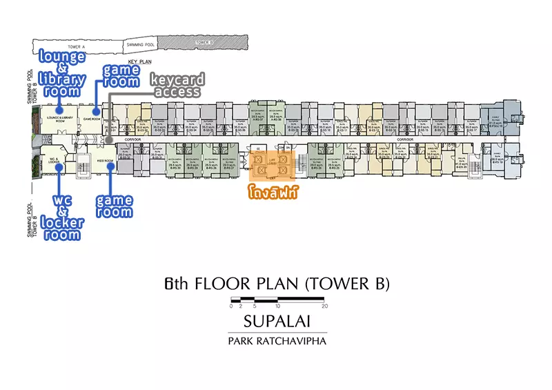 6th FLOOR PLAN (TOWER B)