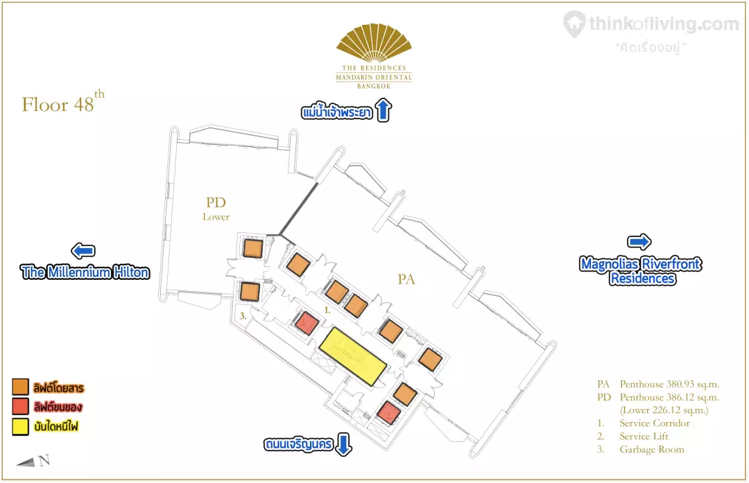 Iconsiam + The Residences at Mandarin Oriental + Hilton Garden Inn, 70 +  52 + 34 Storey, 316 + 272 + 155 m, Riverside, Page 206