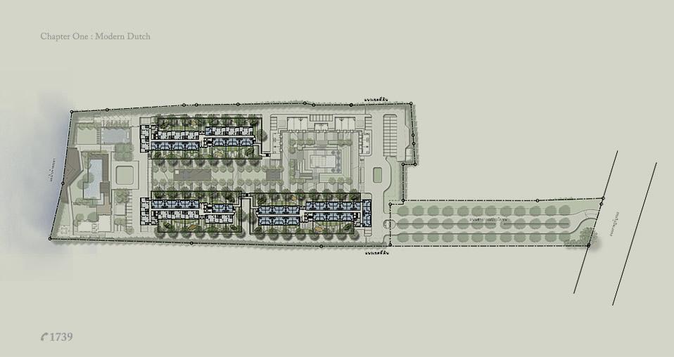 ผังโครงการ Chapter One Condo - Modern Dutch