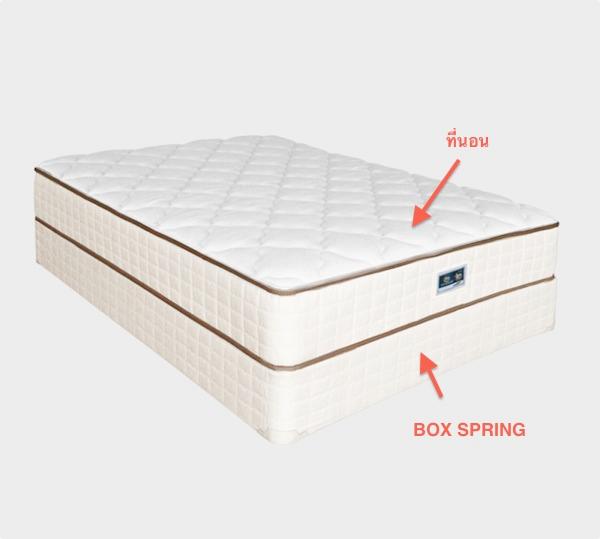 box spring and mattress