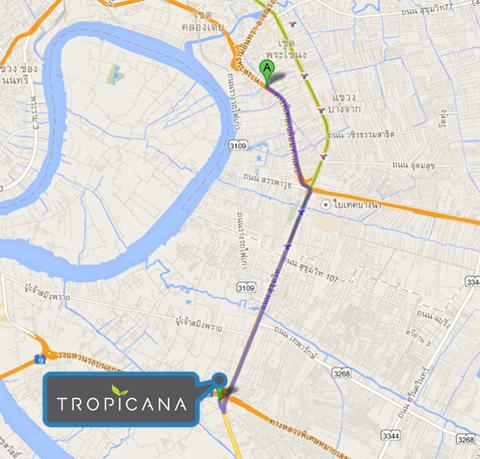 Tropicana_Map_Route