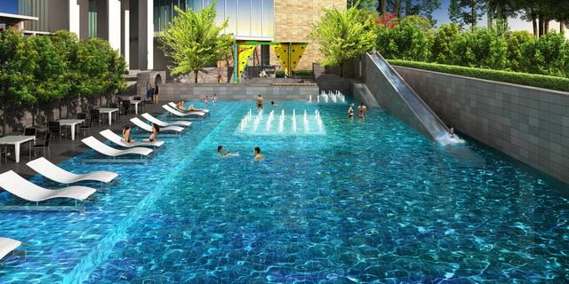 SOCIAL POOL WITH AQUATIC WATER FEATURE (Custom)