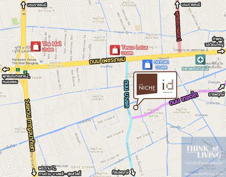 TheNicheidบางแค_Map_Area